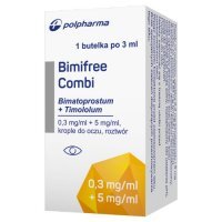 Bimifree Combi 0,03 mg/ml krople do oczu 3 ml