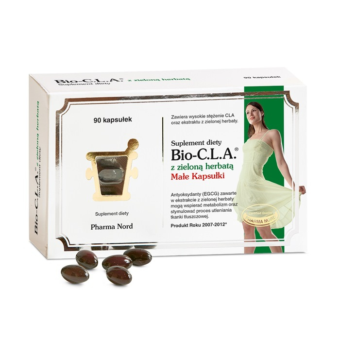 Bio-CLA z zieloną herbatą 700 mg 90 kaps.