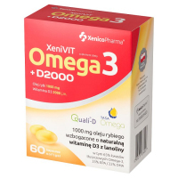 Bio Omega 3 + D2000 kapsułki miękkie na zdrowie serce, 60 szt.