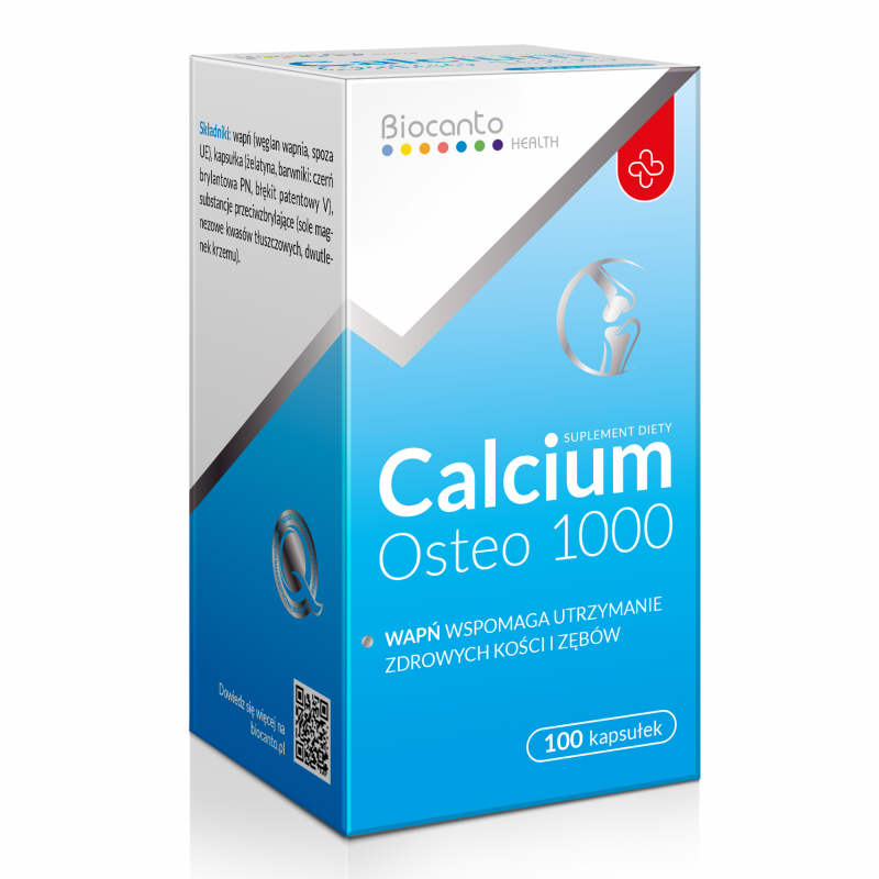 Biocanto Calcium Osteo 1000 kapsułki, 100 szt.