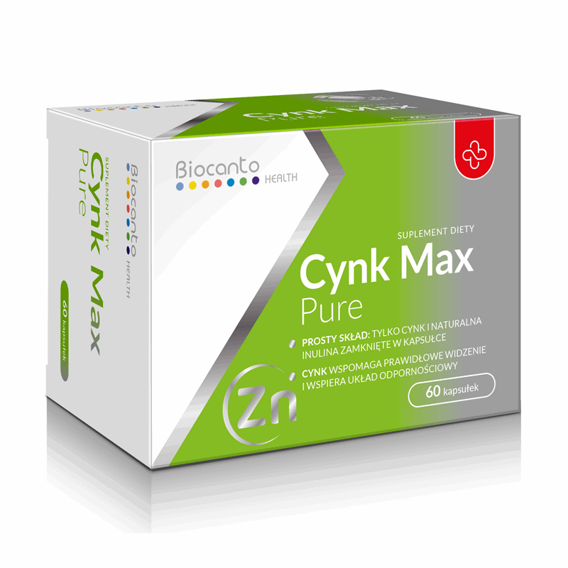 Biocanto Cynk Max Pure kapsułki, 60 szt.