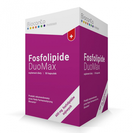BIOCANTO Fosfolipide DuoMax 50 kapsułek