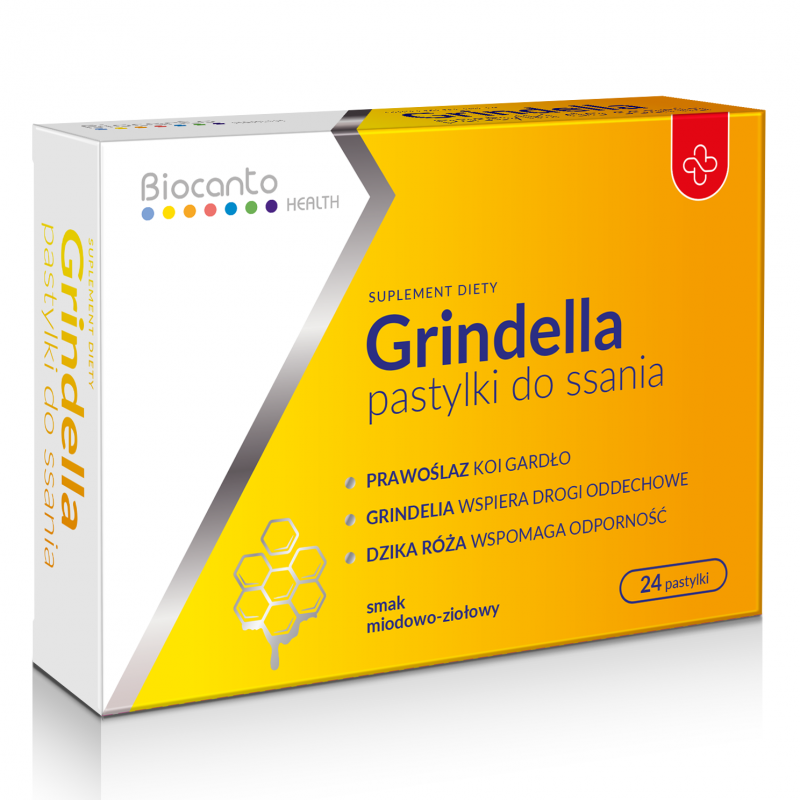 Biocanto Grindella pastylki do ssania, 24 szt.