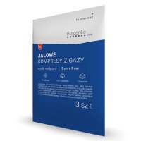 BIOCANTO Jałowe kompresy z gazy 5 x 5 cm 3 szt.