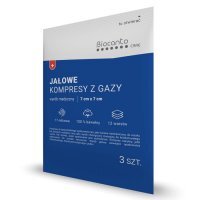 BIOCANTO Jałowe kompresy z gazy 7 x 7 cm 3 szt.