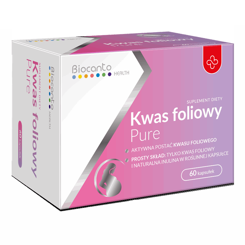 Biocanto Kwas foliowy Pure kapsułki, 60 szt.