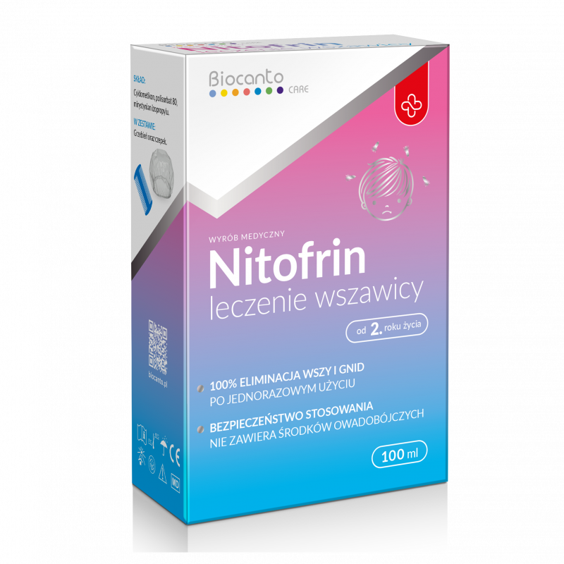 Biocanto Nitofrin leczenie wszawicy, 100 ml