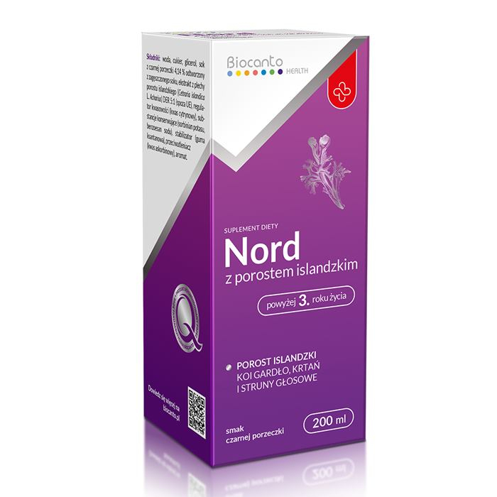 Biocanto Nord z porostem islandzkim płyn, 200 ml