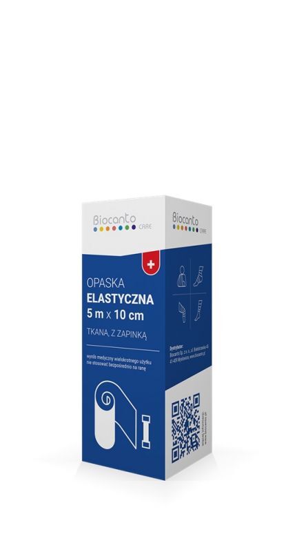 BIOCANTO Opaska elastyczna z zapinką 5m x 10cm