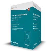 Biocanto opatrunek jałowy włókninowy 10 cm x 6 cm, 50 szt.