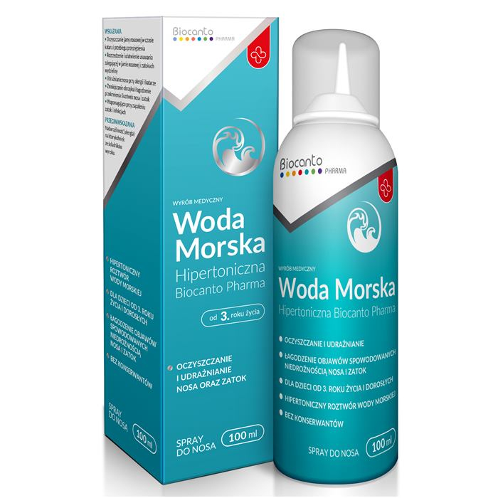 Biocanto Pharma Woda morska hipertoniczna, 100 ml
