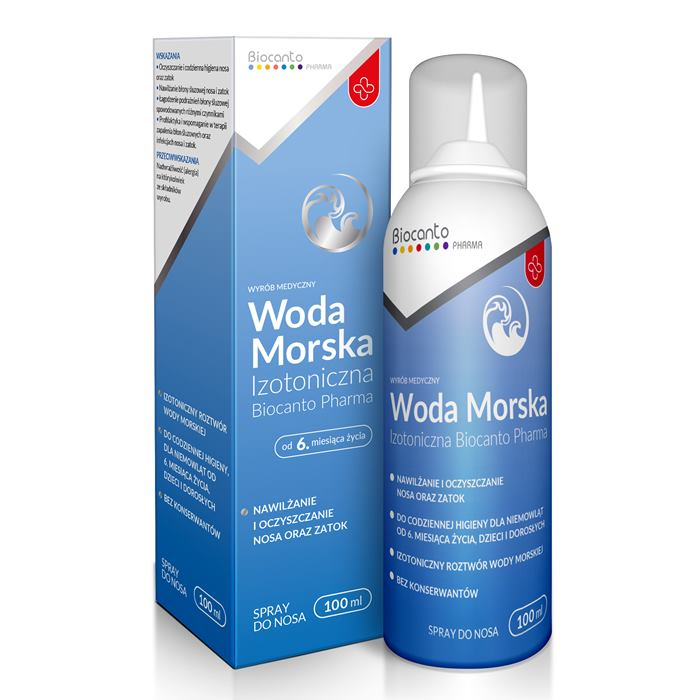 Biocanto Pharma Woda morska izotoniczna, 100 ml