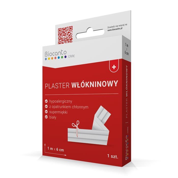 BIOCANTO Plaster włókninowy 1m x 6cm 1 szt.