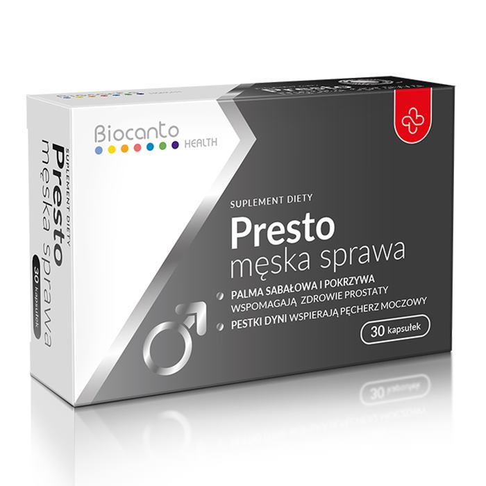 BIOCANTO Presto – Męska sprawa 30 kapsułek