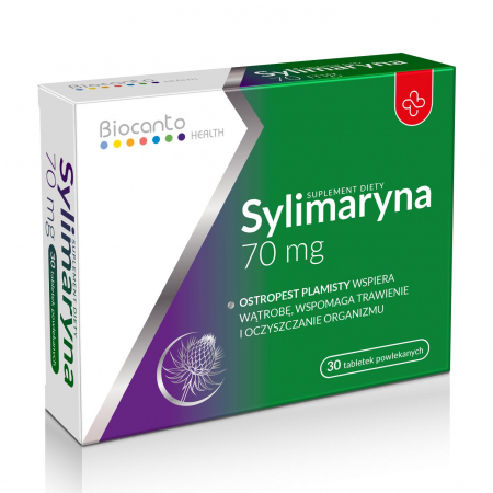Biocanto Sylimaryna 70 mg tabletki powlekane, 30 szt.