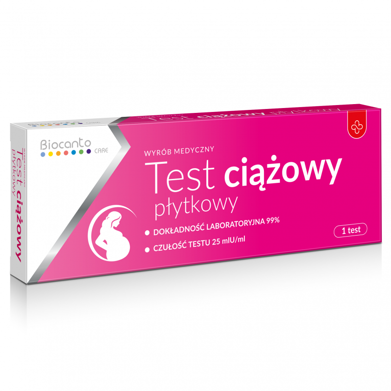 BIOCANTO Test ciążowy - płytkowy 1 szt.