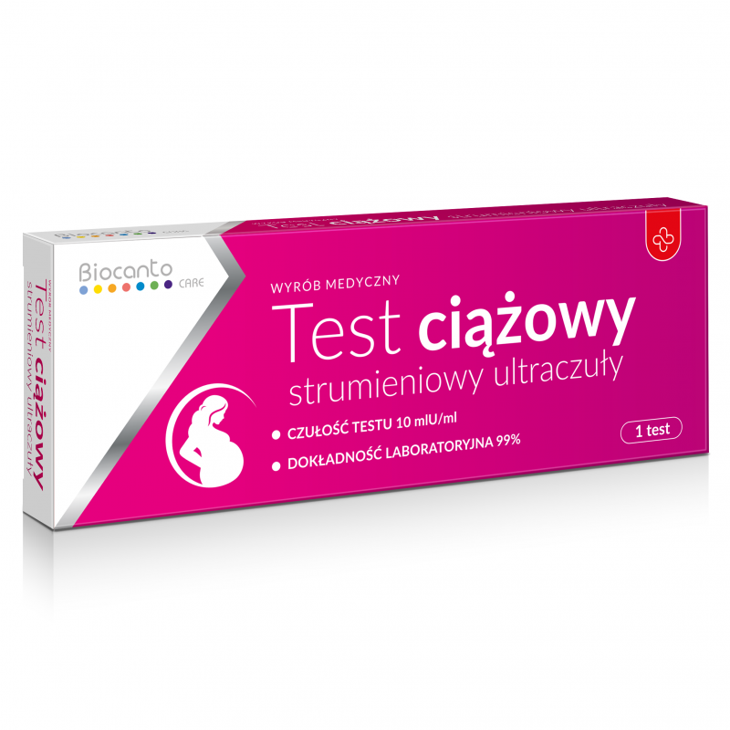 Biocanto Test ciążowy strumieniowy ultraczuły, 1 szt.