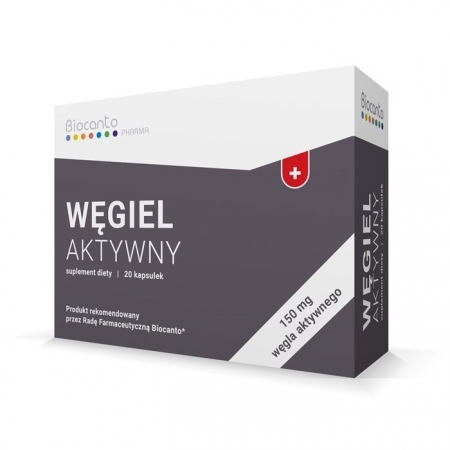 BIOCANTO Węgiel aktywny 20 kapsułek