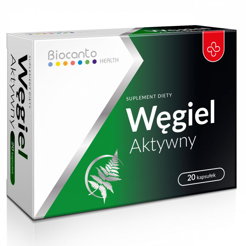 Biocanto Węgiel aktywny kapsułki, 20 szt.