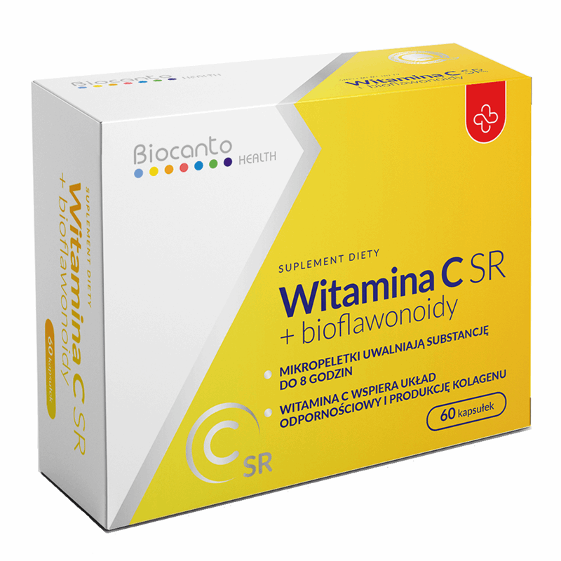 Biocanto Witamina C SR + bioflawonoidy kapsułki, 60 szt.