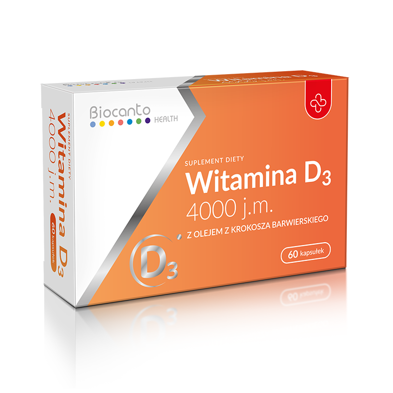 Biocanto Witamina D3 4000 j.m. kapsułki, 60 szt.