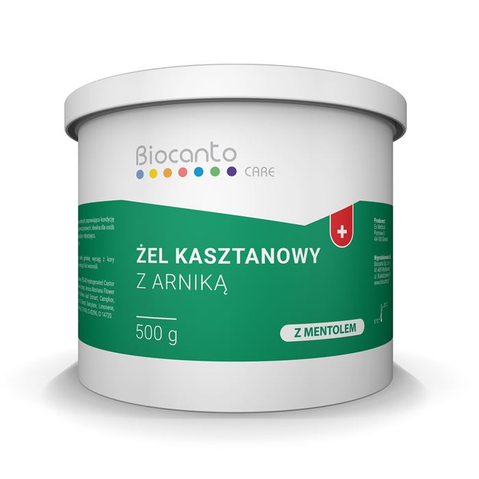 BIOCANTO Żel kasztanowy z arniką 500 g