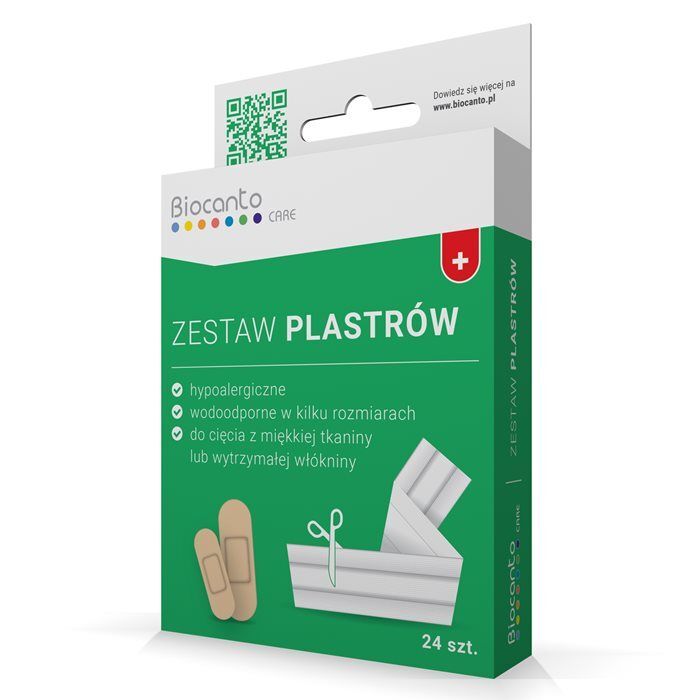 BIOCANTO Zestaw plastrów uniwersalny 24 szt.
