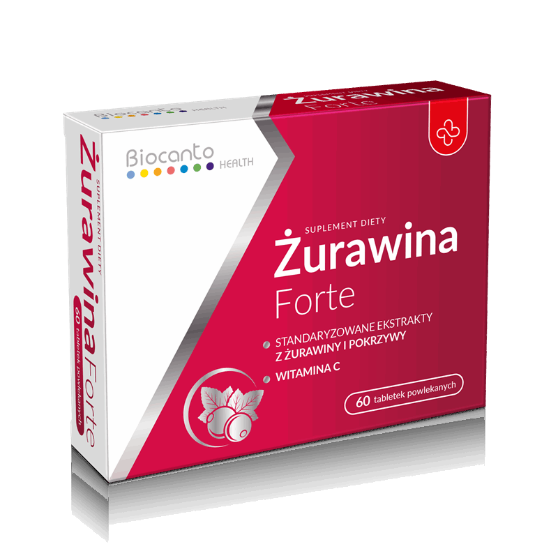 Biocanto Żurawina Forte tabletki powlekane, 60 szt.