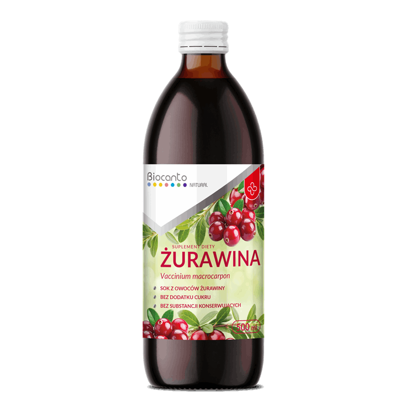 Biocanto Żurawina sok, 500 ml