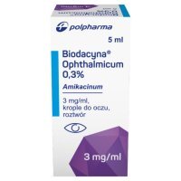 Biodacyna 0,3% krople do oczu 5 ml