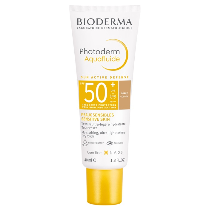 Bioderma Photoderm Aquafluide ciemny fluid koloryzujący SPF50+, 40 ml