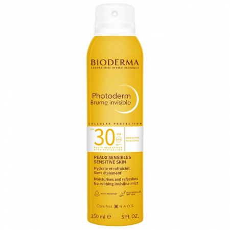 Bioderma Photoderm Brume Invisible SPF30 niewidoczna mgiełka ochronna, 150 ml