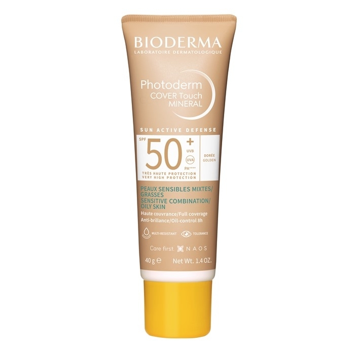 BIODERMA Photoderm COVER Touch MINERAL SPF50+ Fluid (ciemny) 40 g