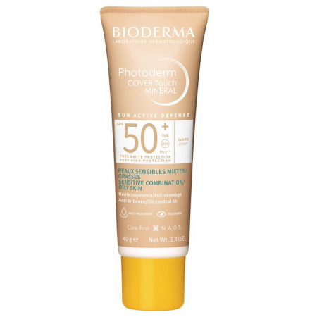 Bioderma Photoderm Cover Touch podkład mocno kryjący SPF 50+ jasny, 40 g