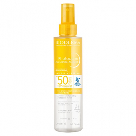 Bioderma Photoderm Eau Solaire Anti-Ox mgiełka antyoksydacyjna SPF50, 200 ml
