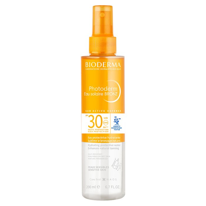 Bioderma Photoderm Eau Solaire Bronz mgiełka antyoksydacyjna SPF30, 200 ml