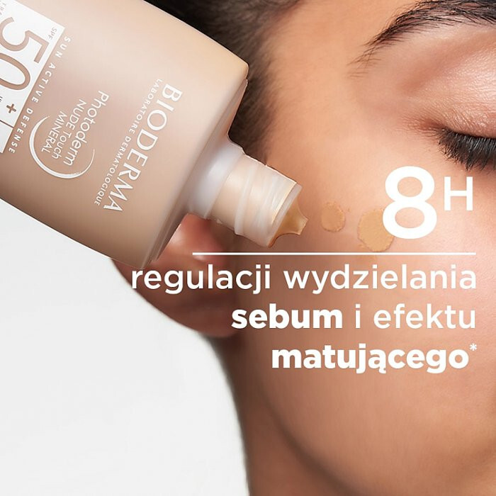 BIODERMA Photoderm NUDE Touch Mineral podkład SPF50+ (jasny) 40 ml