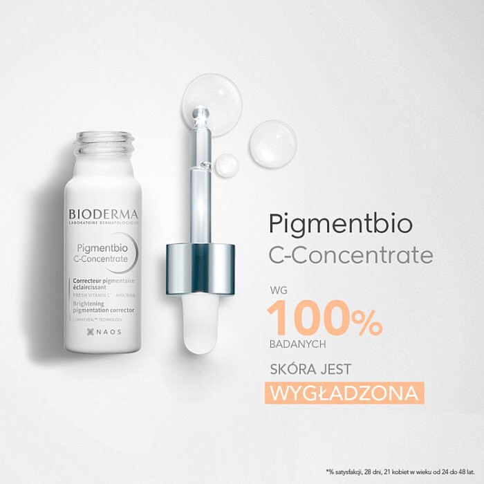 Bioderma Pigmentbio C-Concentrat rozjaśniający koncentrat z witaminą C, 15 ml