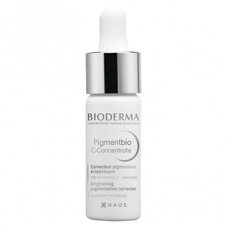 BIODERMA Pigmentbio C-Concentrat rozjaśniający koncentrat z witaminą C redukujący przebarwienia 15 ml