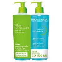 BIODERMA Sebium Gel Moussant 2 x 500 ml