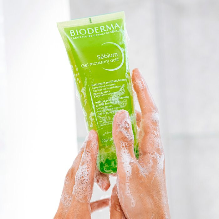 BIODERMA Sebium Gel Moussant Actif 200 ml