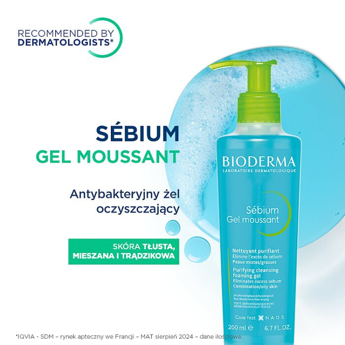 Bioderma Sebium Moussant 500 ml