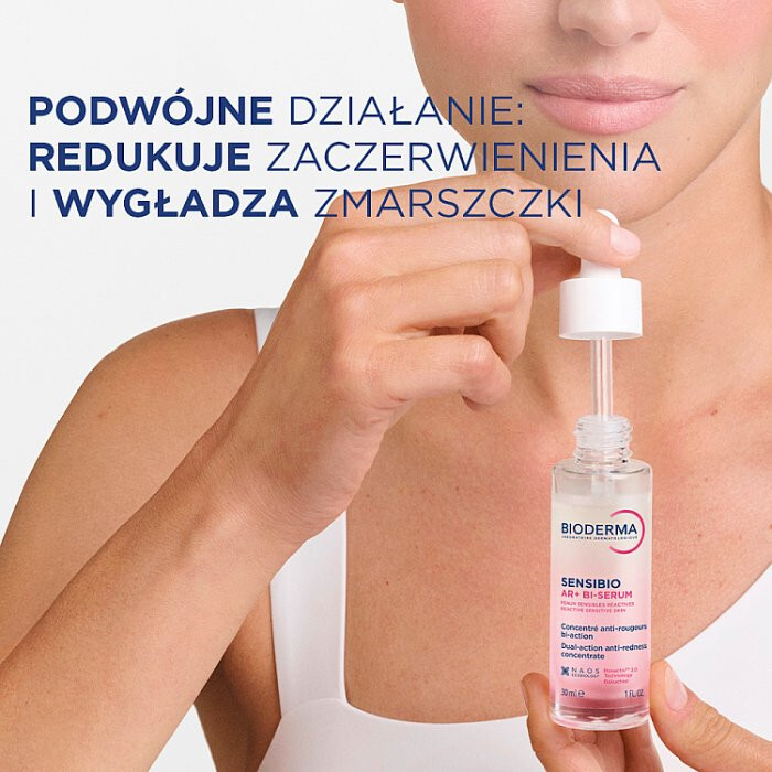 Bioderma Sensibio AR+ Bi serum wygładzające redukujące zaczerwienienia, 30 ml
