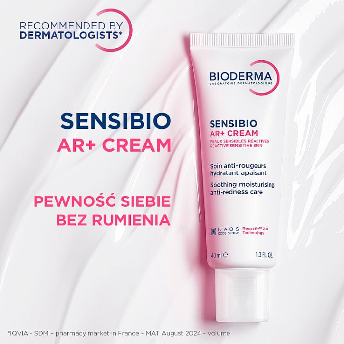 Bioderma Sensibio AR+ krem redukujący zaczerwienienia do skóry naczynkowej, 40 ml