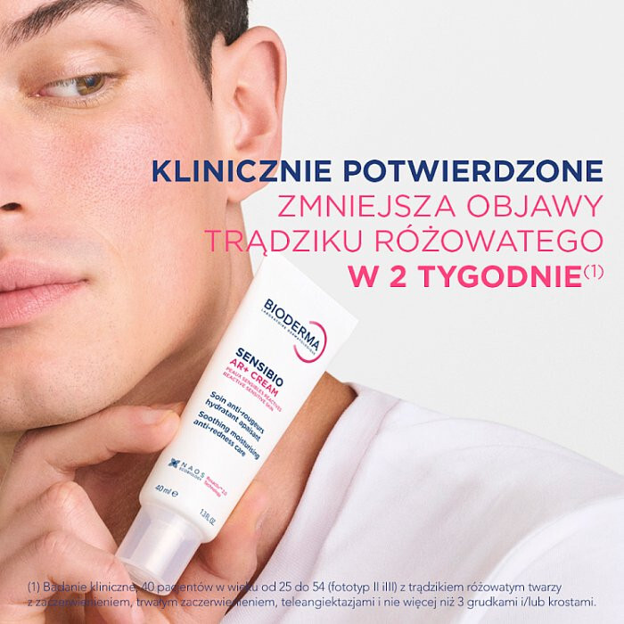 Bioderma Sensibio AR+ krem redukujący zaczerwienienia do skóry naczynkowej, 40 ml