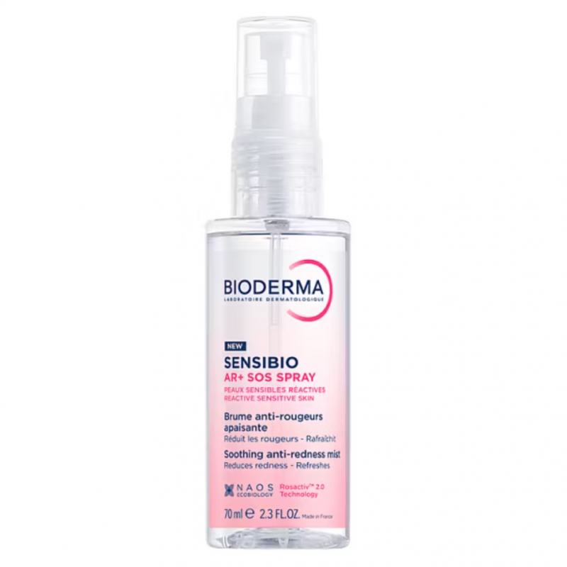 Bioderma Sensibio AR+ SOS Spray przeciw zaczerwienieniom, 70 ml