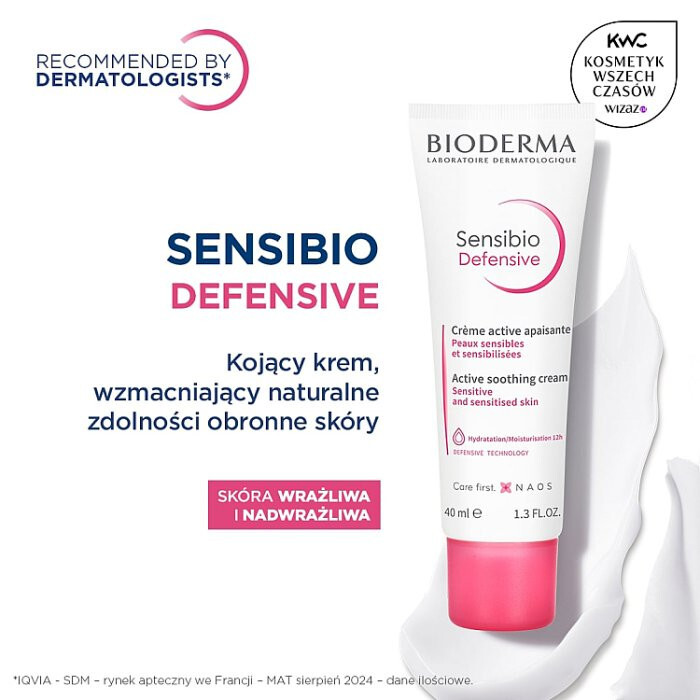 Bioderma Sensibio Defensive krem, 40 ml