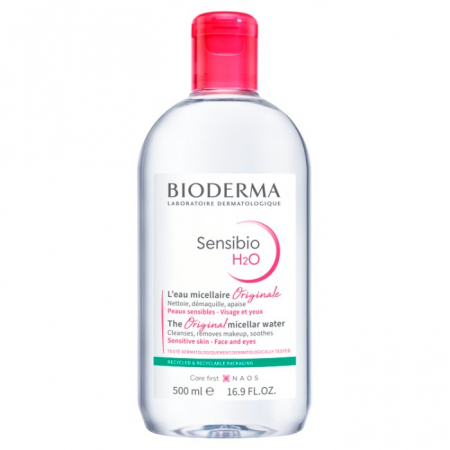 BIODERMA Sensibio H2O płyn micelarny 500 ml / Skóra wrażliwa