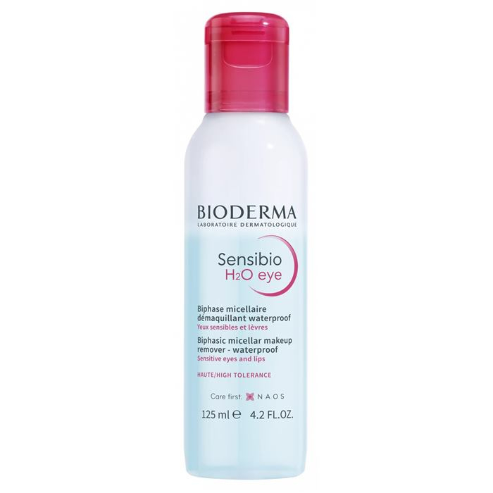 Bioderma Sensibio H2O woda micelarna do demakijażu oczu i ust, 125 ml