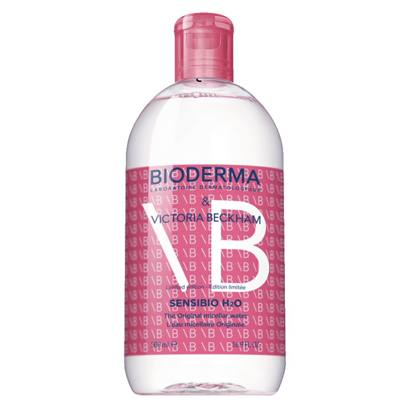 Bioderma Sensibio H2O Woda micelarna do skóry wrażliwej Victoria Beckham, 500 ml